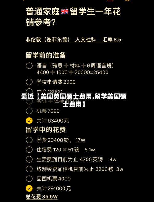 最近【美国英国硕士费用,留学美国硕士费用】-第1张图片