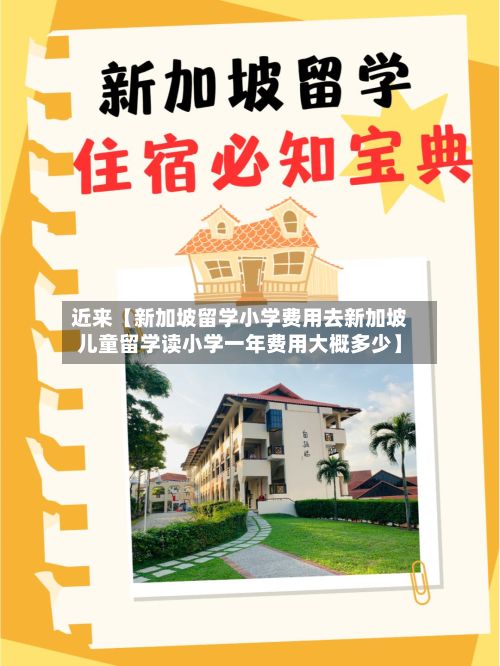 近来【新加坡留学小学费用去新加坡儿童留学读小学一年费用大概多少】-第1张图片