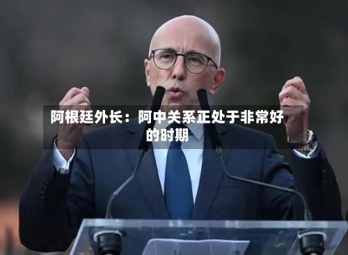 阿根廷外长:阿中关系正处于非常好的时期-第1张图片