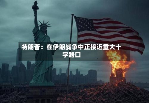 特朗普：在伊朗战争中正接近重大十字路口-第1张图片