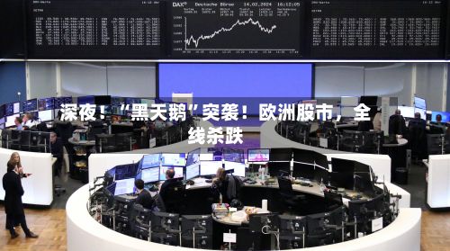深夜！“黑天鹅”突袭！欧洲股市，全线杀跌-第1张图片