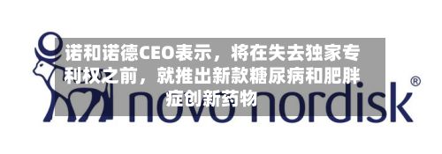 诺和诺德CEO表示	，将在失去独家专利权之前，就推出新款糖尿病和肥胖症创新药物-第1张图片