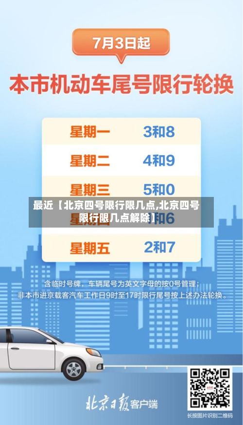 最近【北京四号限行限几点,北京四号限行限几点解除】-第1张图片
