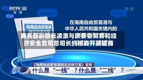 商务部副部长凌激与欧委会贸易和经济安全总司总司长约根森开展磋商-第1张图片