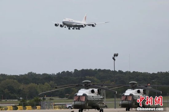 习近平抵达美国首都华盛顿(高清大图+现场视频)